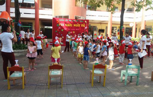 Bé vui chơi ngày hè năm học 2018 - 2019